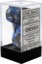 Gemini Polyhedral Blue-Steel / White 7 Die Set - CHX26423